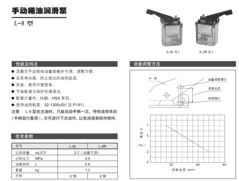 手動(dòng)稀油潤滑泵L-8 型 參數1.png