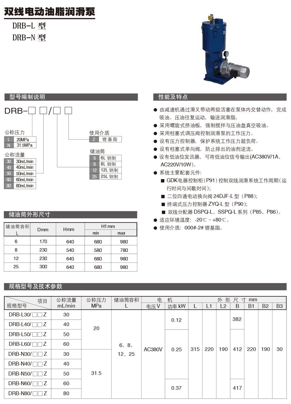 電動(dòng)油脂潤滑泵DRB-N型參數.jpg